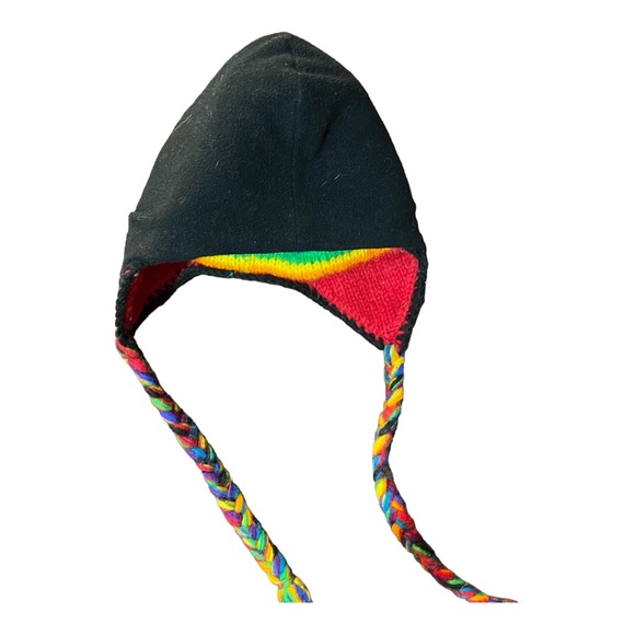 Wool knitted hat with fleece with Micro Fleece Lining, Ear Flaps, Beanie/ - Picture 7 of 10